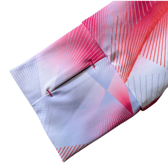 Platinum Sun Long Sleeve Rash Guard for Women Size Large UPF 50+ Active Red Blue - Picture 7 of 12